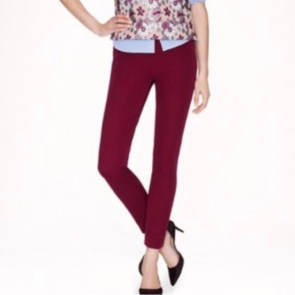 J. Crew-Stretch-Maroon Pants-Size 14s